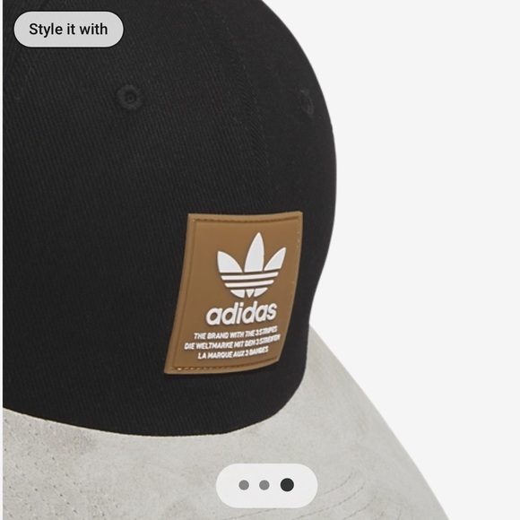 NWT Adidas Originals Terrace Strapback Hat Baseball Cap One Size - Picture 3 of 7